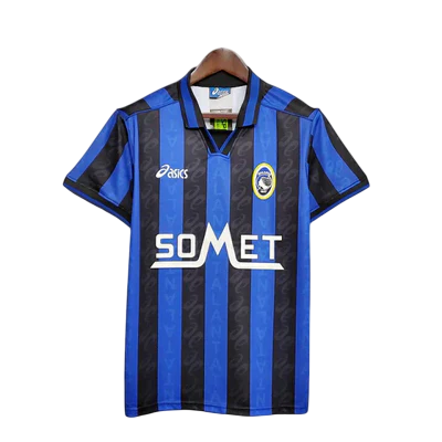 Camisa Retrô Atalanta Asics 1996/97 Masculino Azul