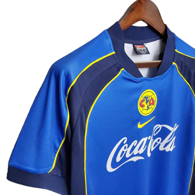 Camisa América-MEX Retrô 2001-2002 Azul