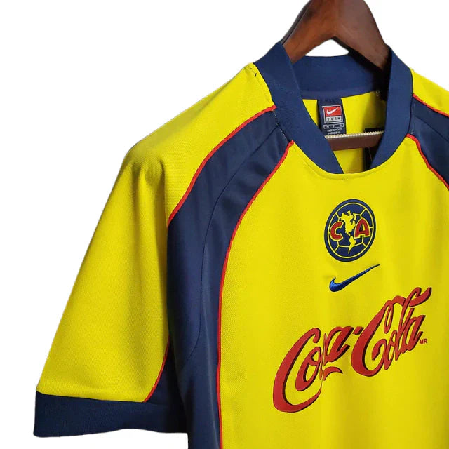 Camisa América-MEX Retrô 2001-2002 Amarela