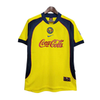 Camisa América-MEX Retrô 2001-2002 Amarela