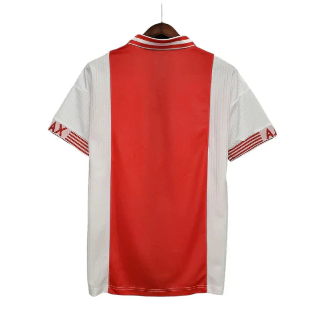 Camisa Ajax Retrô 1997/1998 Vermelha e Branca