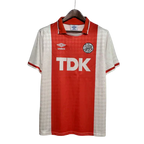 Camisa Ajax Retrô 1990-1992 Vermelha e Branca