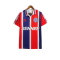 Camisa Bahia II 1996 Retrô Masculina - Listrada em vermelho,branco e azul
