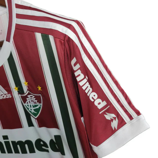 Camisa Fluminense I 2012 Retro Masculina - Tricolor Unimed