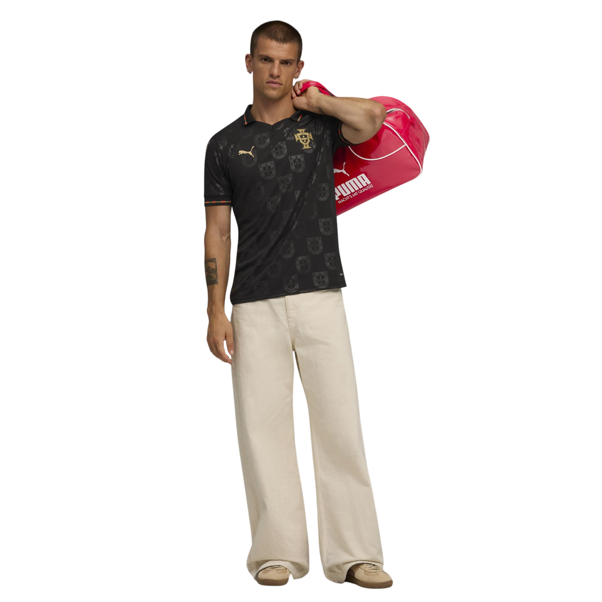 Camisa Portugal Edição Especial Eusébio 25/26 - Pantera Negra Versão Torcedor Masculina
