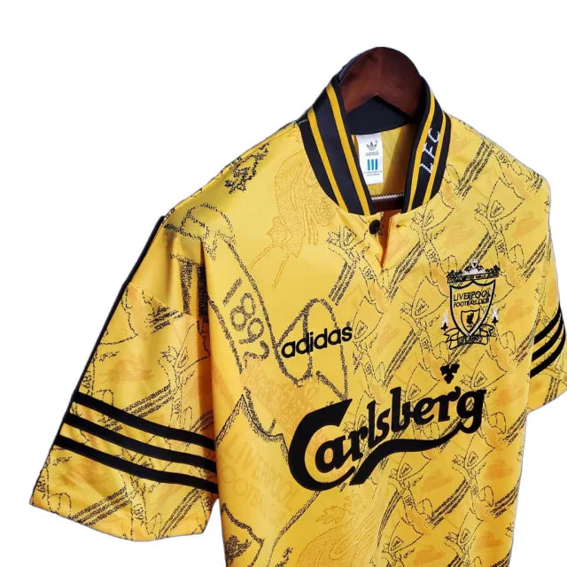 Camisa Liverpool Retrô 1994/1996 Amarela